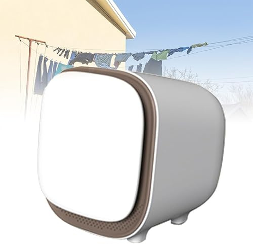 MaxtiL Sèche-Linge Portable 150 W, Mini sèche-Linge Compact Blanc, Haute efficacité, Faible Bruit, pour Voyage, Appartements, dortoir d'étudiants, hôtel, Maison