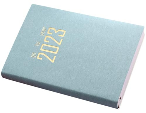 TEHAUX Mini-Kalender 2023 Notizbuch Tageskalender Reisetagebuch Notizbücher die mission plans Arbeitsheft schülerkalender Studienplaner Datumskalender effizient Die Liste Kalenderbuch
