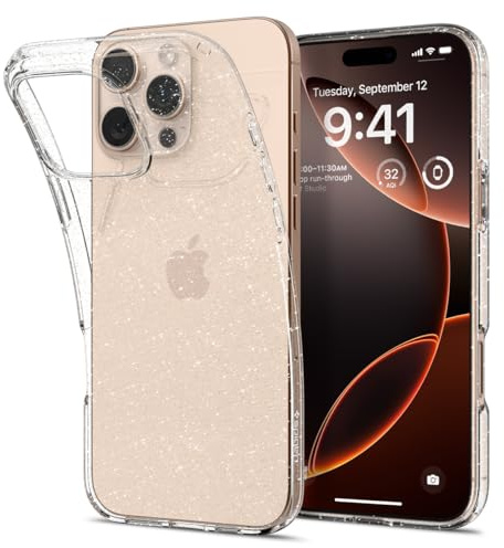Spigen Liquid Crystal Glitter Case Compatible with iPhone 16 Pro - Crystal Quartz
