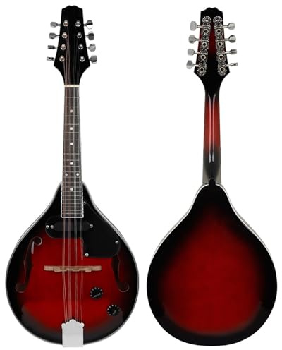 mandolina profesional Instrumento Musical Mandolina Eléctrica Mandolina De Ocho Cuerdas Mandolina Eléctrica Juego De Guitarra(Mandolin)