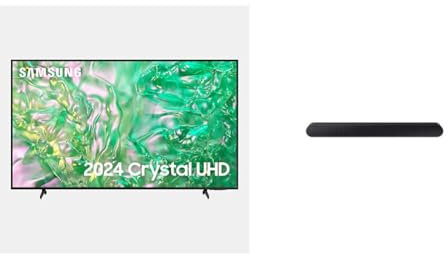 Samsung DU8070 Crystal UHD 4K 55 Smart TV UE55DU8070UXXU (2024) S60D 5.0ch Lifestyle All-in-one Soundbar