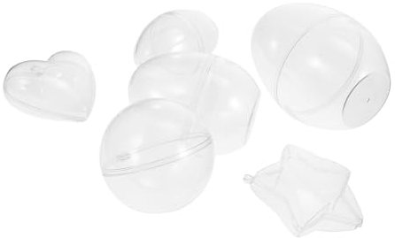 KICHOUSE 21pcs Fillable Weihnachten Dekorationen Kunststoff Ornamente Für Baum Fenster Decor Hängen