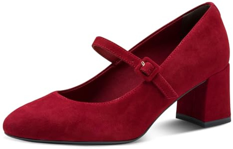 Tamaris dampump med rem 1–22460-45 pumps, Merlot, 41 EU