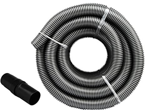 Universal Vacuum Cleaner Hose 2m with Adapter for Industrial and Central Vacuums