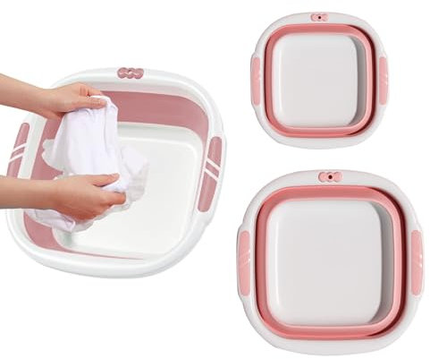 Sghtil Lavabo Pieghevole - Vasca Portatile Per Piatti - Vasca Portatile Per Pediluvio Salvaspazio Per Campeggio Vestiti Frutta Biancheria Bacinella Per Lavaggio