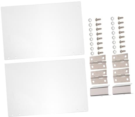 VALICLUD 2pcs Popcorn Machine Door Panel Replacement Part Protective Panel for Popcorn Maker Accessories Household Commercial Maker Lid