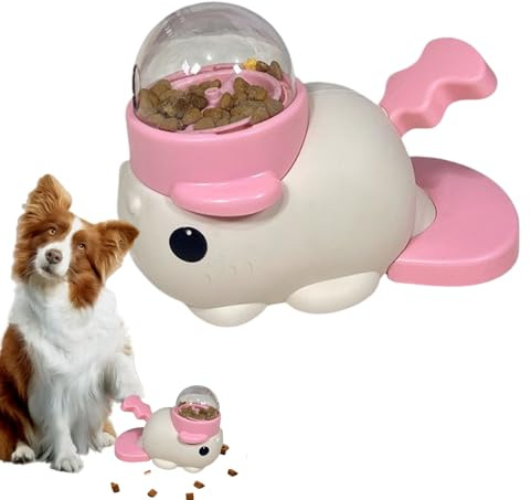 Distributeur De Snack Pour Chiens - Jouet Interactif Distributeur Chien Anti-stress - Jeux Interactifs Puzzle Alimentation lente pour Chiots et Chats Antinoia Formation Mâcher
