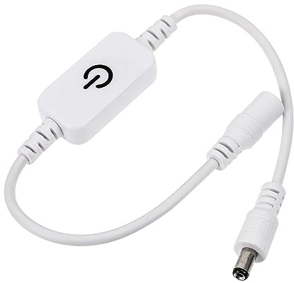 FONDOTIN Controlador De Atenuación Táctil Led 12v Atenuador Inteligente Blanco Regulador De Brillo Para Luces Led Consumo Uso Doméstico 1 Unidad