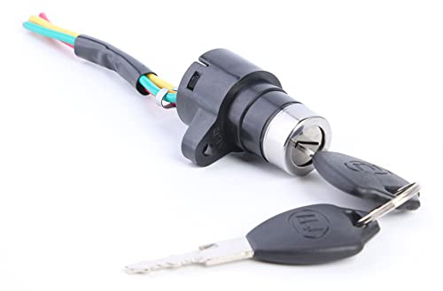 JASMKLX Universale Serratura elettrica della Porta Chiave Interruttore di accensione Chiave Bicicletta elettrica Scooter Alimentatore Serratura Interruttore a Chiave Accessori for Bici elettriche(S)