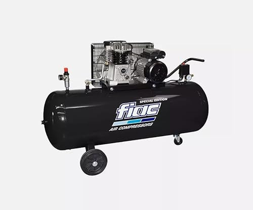 COMPRESSORE D'ARIA A CINGHIA FIAC AB 200/360 MC BLK-PP - 200 L - 1200 giri/min