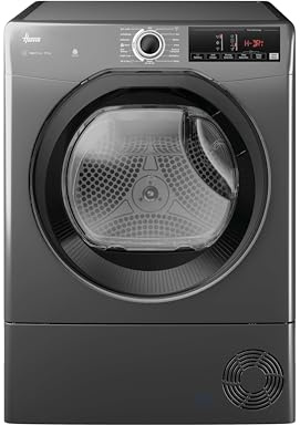 Hoover H-DRY 350 HRE H10N2TBER-80 Heat Pump Tumble Dryer, 10kg, Graphite, A++ Energy Class