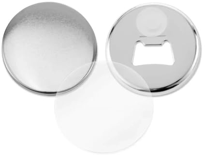 100 piezas de botones metálicos de 58 mm, suministros for nevera, imán, abrebotellas for máquina de hacer botones Compatible