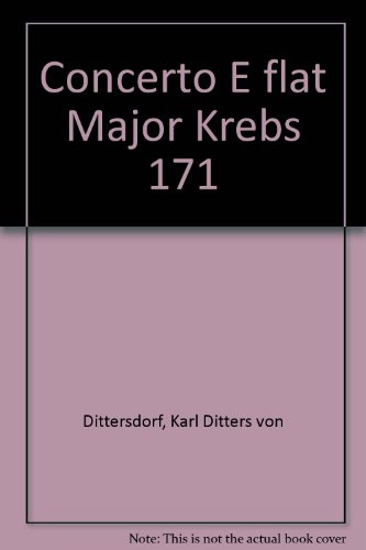 Konzert Es-Dur: Krebs 171. Kontrabass und Orchester. Stimmensatz.