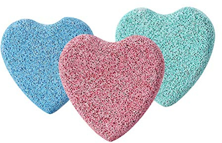 Supvox Bimsstein Herz Fußpflege Klein Natürlicher Pumice Stone Für Sanfte Hornhaut Entfernung Mini Fußform Werkzeug