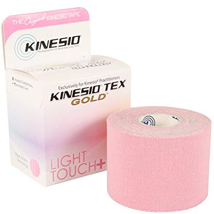 Kinesio Light Touch Tape for Sensitive Skin 5m x 5cm - 6 Colours (Pastel Pink)