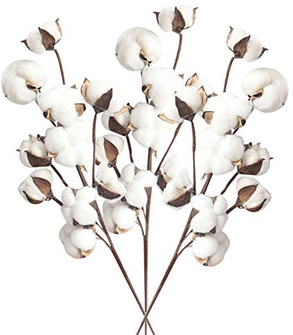 LoveLeiter künstliche Blumen Trockenblumen Bouquet Simulation Baumwolle Eukalyptus Getrocknete Blume DIY Dekoration ewig haltbares Trockenblumenstrauß EIN Hingucker Deko für Hochzeit Innendekor