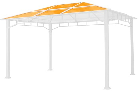 Plaques de Remplacement pour Le Toit 3x4 m Hardtop en Polycarbonate d'env. 8 mm d'épaisseur pour la tonnelle de Jardin Sunset Deluxe