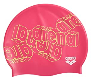 ARENA Unisex Youth Print Jr Badekappe, ALPHABET, Einheitsgröße
