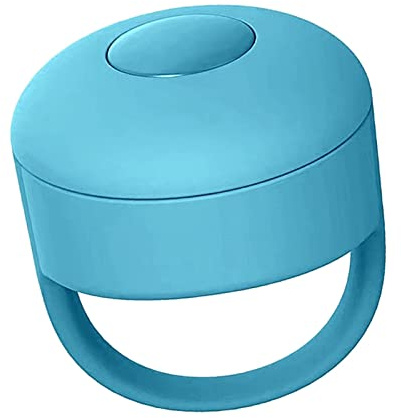 zalati Bluetooth fingertip video controller Ring remote control device Page turning browsing likes for Tiktok short video YouTube Camera Trigger - Blue