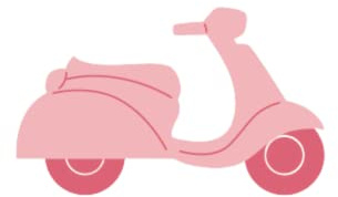 Craftelier - Mini-Stanzform für Scrapbooking, Basteln und Kartenherstellung, Dekorationen und Projekte | Motorrad/Rollerform - Ungefähre Größe des Würfels: 4,12 cm x 2,15 cm