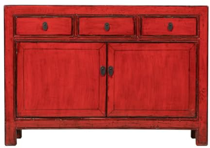 Yajutang Buffet antique commode chinoise rouge