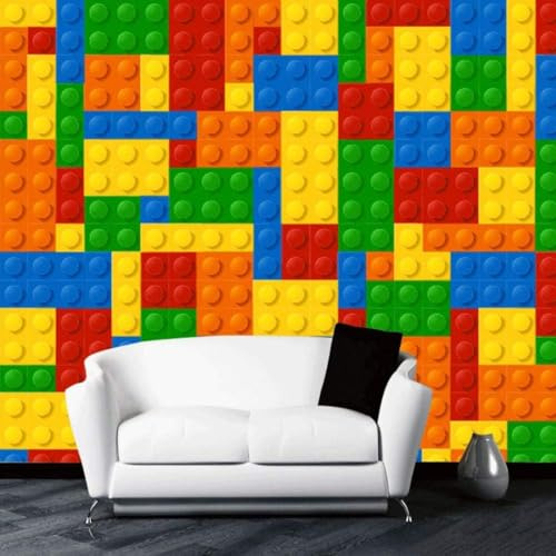 Papier peint photo 3D briques chambre d'enfants chambre magasin de jouets fond papier peint chambre de bébé Papier Peint 3D Chambre à coucher Salle de séjour Mural murale enfant-250cm×170cm
