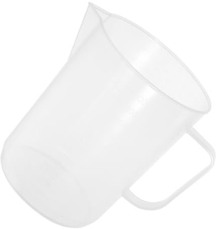 HOLIDYOYO 2 Tazze Di Misurazione Riutilizzabili in Plastica Da 1000 Ml Con Bilancia Manico Ergonomico Materiale Pp Per Uso Alimentare Per Una Misurazione Precisa Del Volume