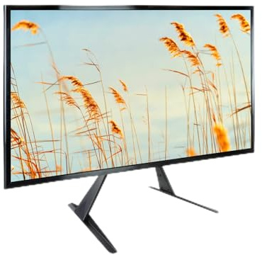 Supporto da tavolo modello AT-Galaxia per schermi da 23 a 75 pollici, offre stabilità e versatilità con design moderno e materiali di alta qualità, ideale per qualsiasi spazio.