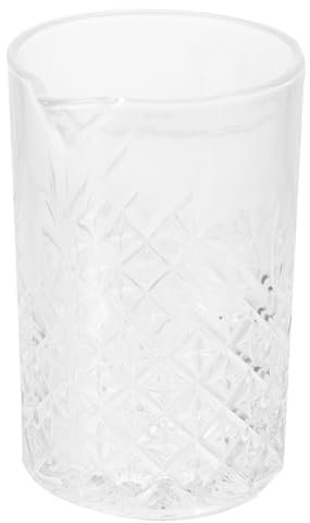 NUOBESTY Crystal Glass Mixing Cup 725ml Anti-Slip Cocktail Drinkware for Bar Use and Beverage Preparation