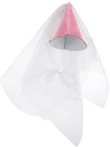DRESSOOS Zum Ersten Geburtstag Netz-party-kegelhut für Frauen Mädchen Jungen Erwachsene Dekorationen