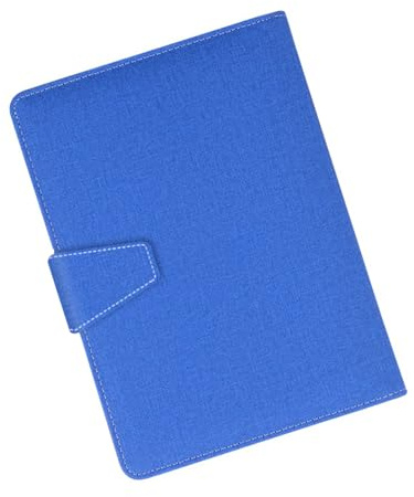 Yunseity Intelligenter Stift und Notebook, Sync Pen 3 in 1 Digitales Notebook -Design für den Unterricht (Leinenmuster blau)