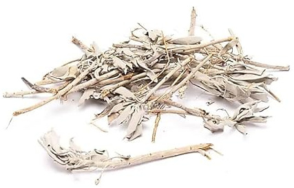 LivuX 100g Weißer Salbei – Grob geschnitten – Salvia apiana – Naturrein aus Kalifornien – Räucherwerk zur Reinigung & Meditation – Schonend luftgetrocknet 1370