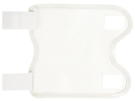 JAYIOLA Fasciatura per Ginocchio di Ricino, Riutilizzabile E Multifunzionale, Bianco