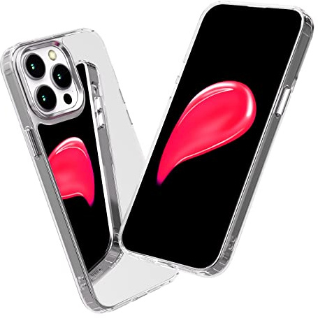 AKABEILA Hülle für iPhone 17 Pro Max Galvanisierter Spiegel Makeup Hanyhülle Helle Hartes PC Rückseite Schutzhülle Weiche TPU Bumper 6.9 Zoll