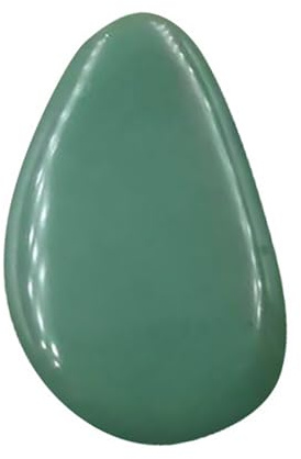 Hohopeti Natürlicher Grüner Jade gua Sha Massage schaber für Augen und Gesicht Glatte Oberfläche für Sichere Anwendung Entspannende Augenmassage gegen Tränensäcke und Falten Langlebiges