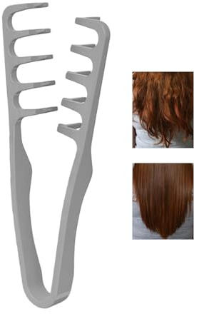 Peigne de coiffure à dents larges, accessoire de toilettage pour boucles, qualité professionnelle pour un démêlage facile, idéal sur les cheveux bouclés ou ondulés, idéal pour les amateurs de soins ca