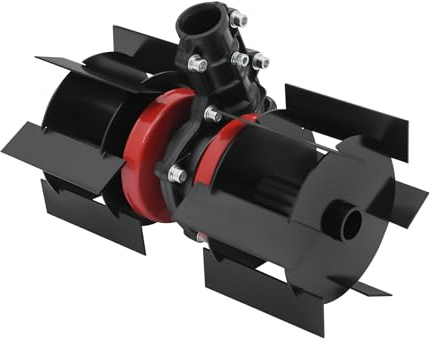 Scarificateur de désherbage roue désherbant outil de désherbage 9 dents tondeuse à gazon pour desserrer le jardin
