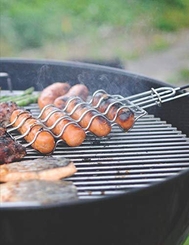 Mein Grillbuch: ♦ deine eigenen Grillrezepte auf einen Blick ♦ Vorausgefülltes Grillprotokoll für deine eigenen Rezepte und Fleisch-Kreationen ♦ ... ♦ A4+ Format ♦ Motiv: Grillwurst