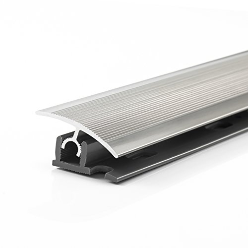 DQ-PP Übergangsprofil klick | Inklusive Basisprofil | Bodenschiene 34mm | Ausgleichsprofil | Edelstahl Poliert | Höhenausgleichsprofil | Abschlussprofil | Übergangsschiene | Aluschiene