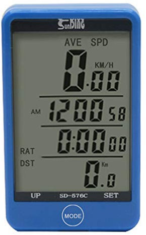 Cycle Computer, Wireless Odometer/Speedometer/Stopwatch for Bike, Electric Bicycles, Motorcycles
