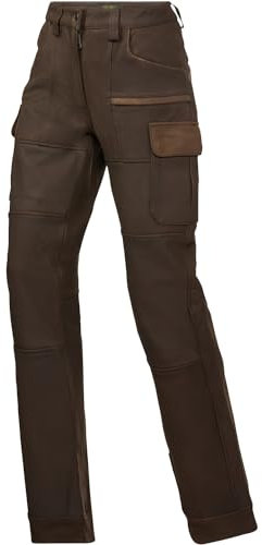 Parforce Traditional Hunting Damen Lederhose Prestige Full-Bull Braun/Dunkelbraun 40