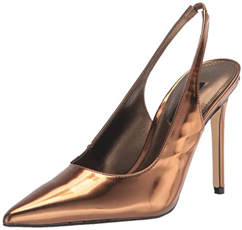 Nine West Femme Ressort Escarpins, Bronze, 39 EU
