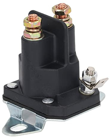 TOPINCN Relè a Solenoide di Avviamento del Motore a 3 Poli 12 V 435097 Relè a Solenoide per 109946 146154 T1200 Relè a Solenoide per Tosaerba