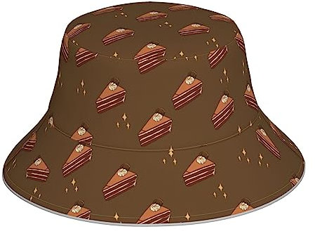 BROLEO Chapeau cloche réfléchissant pour gâteau au chocolat – Chapeau léger et pliable pour l'extérieur, noir, taille unique