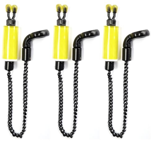 TJR Tackle Bobbins Bissanzeiger Karpfenangeln Ausrüstung für Bissanzeiger und Banksticks (gelb)
