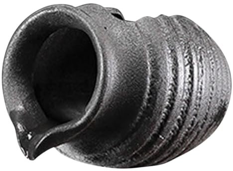 HAWILLOSCH Keramischer Garten-wasserfallkrug Dekorativer Outdoor-brunnen Kleiner Schwarzer Wasserspender Natürlicher Wasserfluss Für Teich Aquarium Und Balkon Elegantes Design Für Entspannte