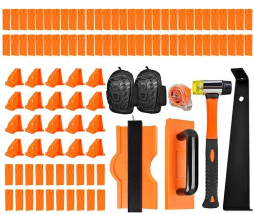 Laminate Flooring Tools, Hardwood Flooring Tools, Flooring Installation Tools, Plank Flooring Tools, Versatile Hardwood Flooring Repair Kit for Laminate and Plank Floors