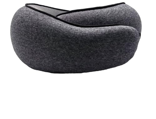 MEIION montalpin Mont Alpin Oreiller de Voyage Ergo+ Épouse la Nuque, libère Les tensions Coussin de Voyage en Mousse à mémoire, Soutien Cervical à 360° idéal pour Avion, Voiture et Train