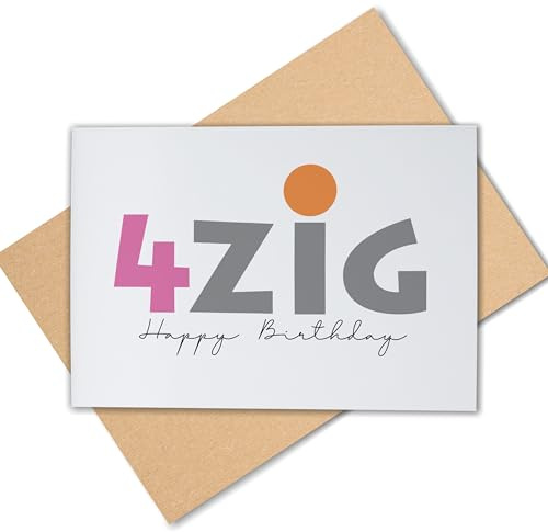 Lovely Cards - 4ZIG- Geburtstag Karte Mann Frau 40 Jahre - schöne Karte zum Geburtstag Freundin - 40er geburtstag frau - A6 (40 Jahre) - - Geschenkidee 40er
