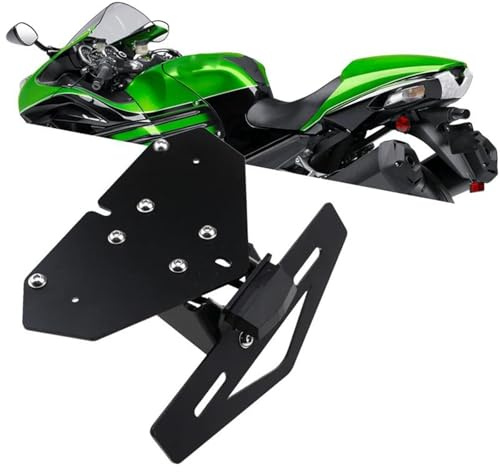 Accesorios para matrículas Soporte De Matrícula para Motocicleta para Kawasaki para Ninja ZX14R ZZR 1400 2006-2017 2016 2015 2014 2013 2012 2011